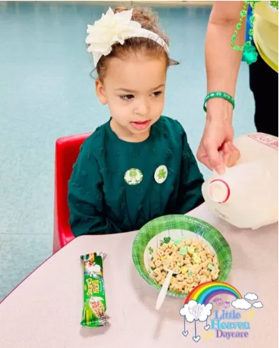 Child at Little Heaven Daycare