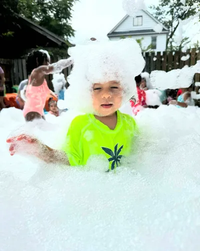 Child at Little Heaven Daycare