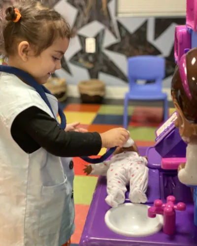 Child at Little Heaven Daycare