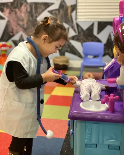Child at Little Heaven Daycare
