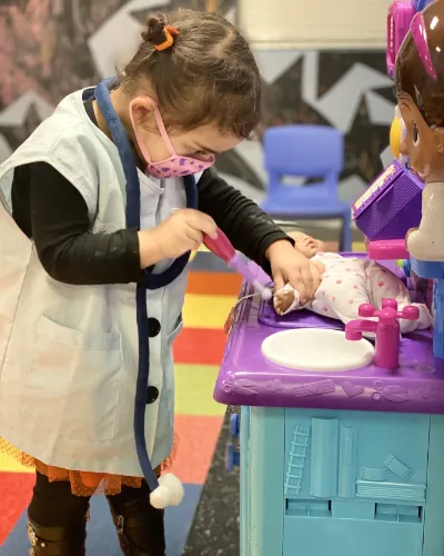 Child at Little Heaven Daycare