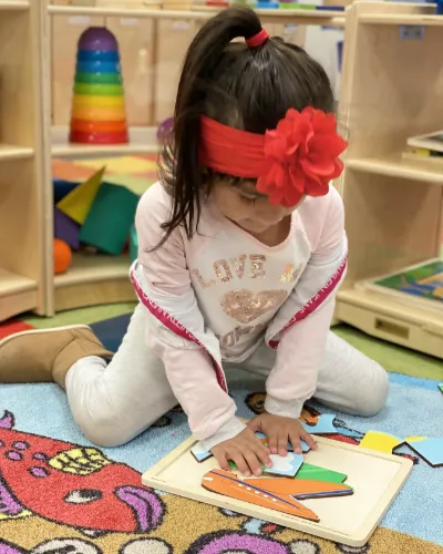 Child at Little Heaven Daycare