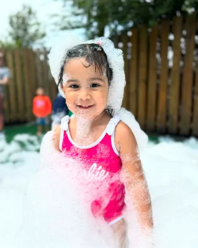 Child at Little Heaven Daycare