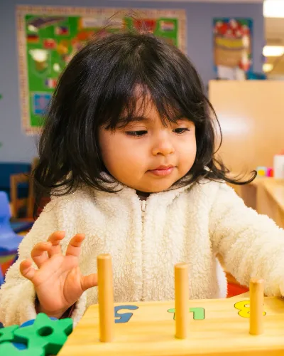 Child at Little Heaven Daycare