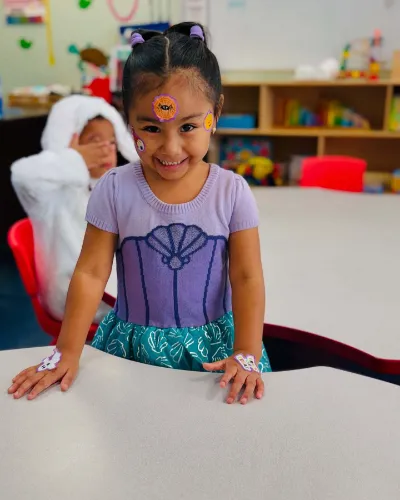 Child at Little Heaven Daycare