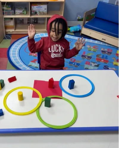 Child at Little Heaven Daycare