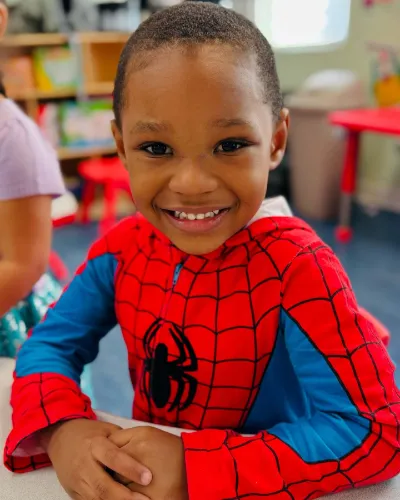 Child at Little Heaven Daycare