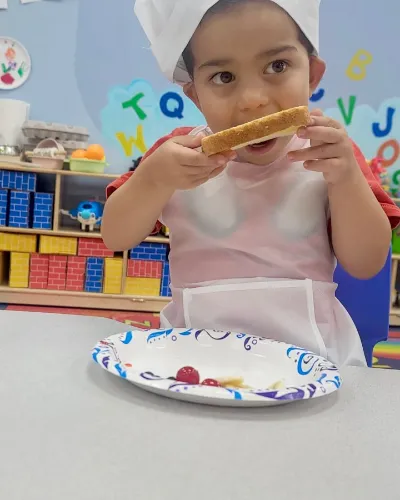 Child at Little Heaven Daycare
