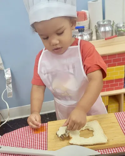 Child at Little Heaven Daycare