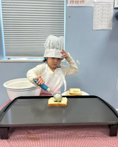 Child at Little Heaven Daycare