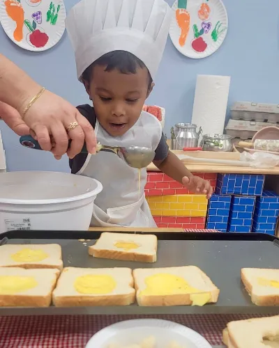 Child at Little Heaven Daycare