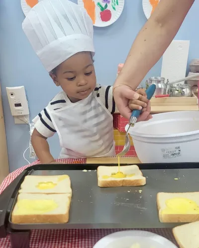 Child at Little Heaven Daycare