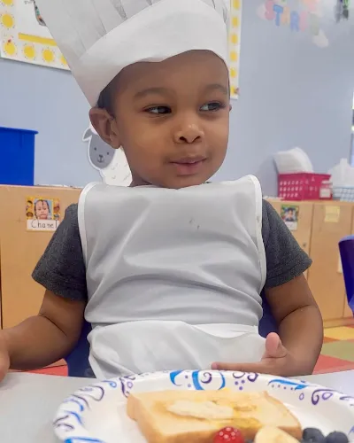 Child at Little Heaven Daycare