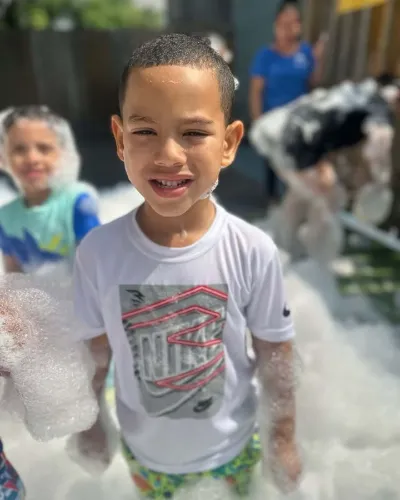 Child at Little Heaven Daycare