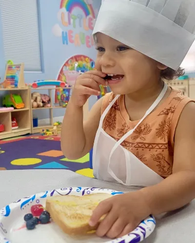 Child at Little Heaven Daycare