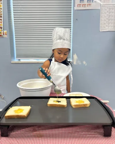 Child at Little Heaven Daycare