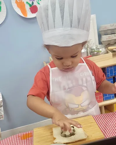 Child at Little Heaven Daycare