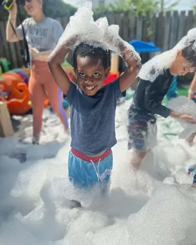 Child at Little Heaven Daycare