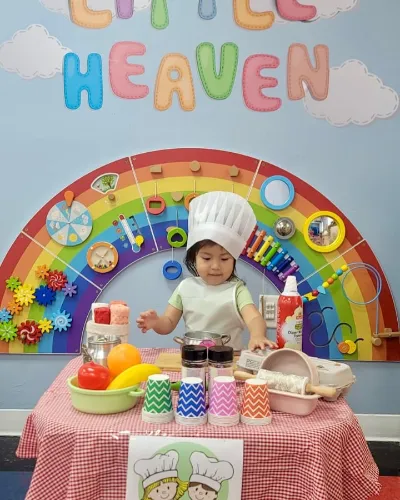 Child at Little Heaven Daycare
