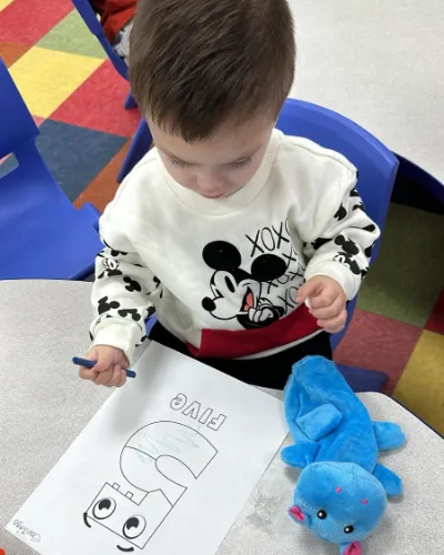 Child at Little Heaven Daycare